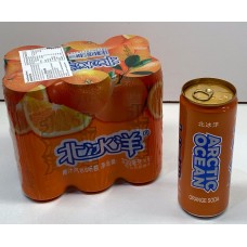 北冰洋橙汁汽水听Orange Soft Drink 330ml x 24
