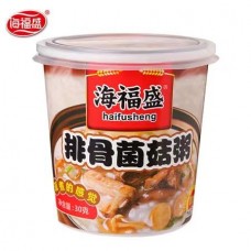 海福盛排骨菌菇粥Instant Congee - Mushroom Flavour 38g x 24