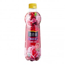 美汁源红葡萄 槐花 420ml x 12 bottle Red Grape   Sophora Drink