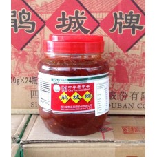 郫县鹃城红油豆瓣圆形 500G*24 Dao Ban sauce